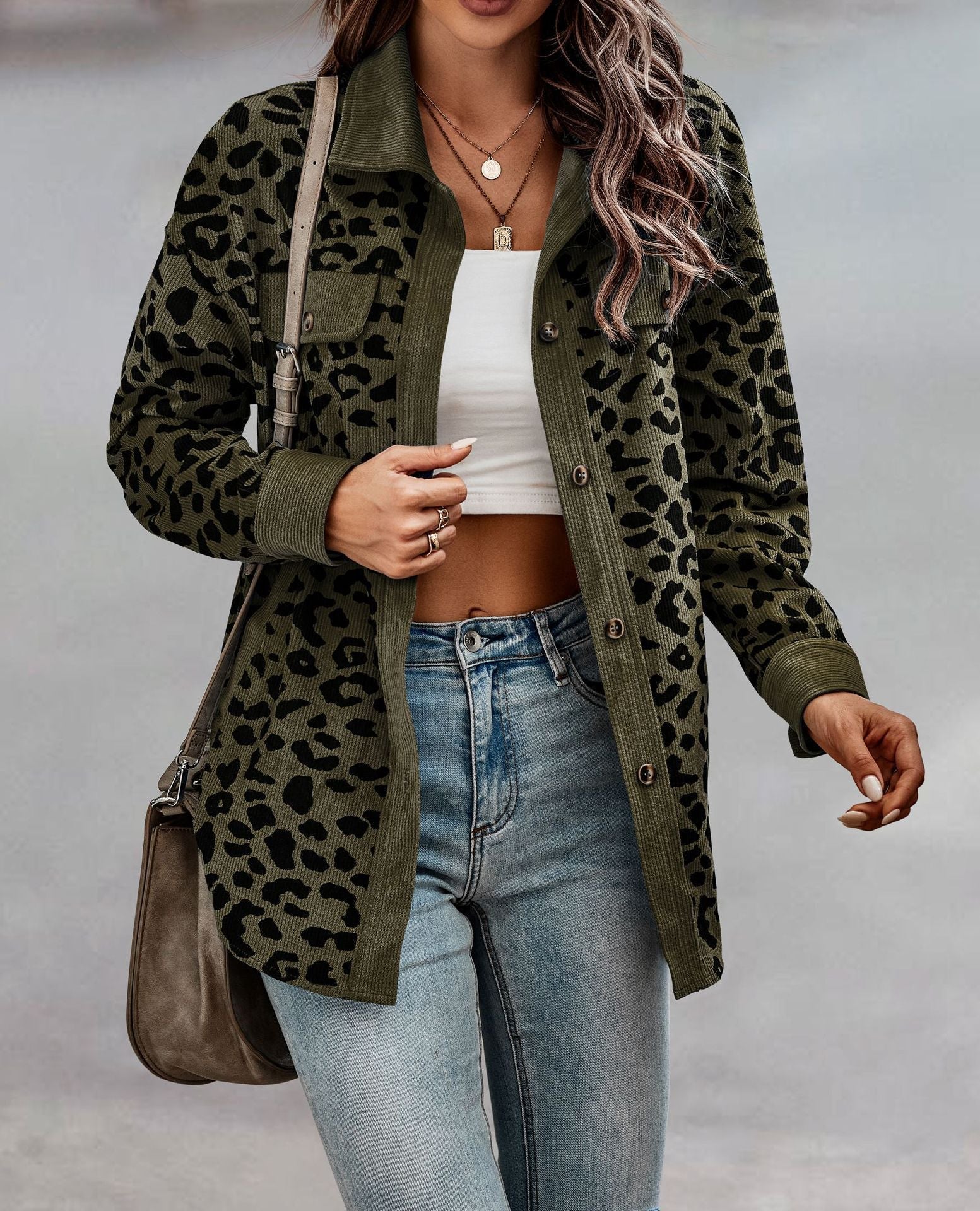 (50% Rabatt) Olivie™ - Dschungel Chic Leopard Jacke