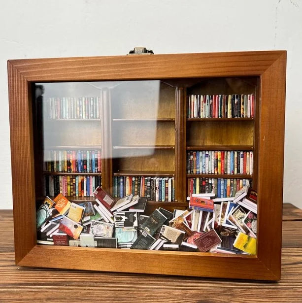 Houten kleine boekenbibliotheek miniatuur™ 