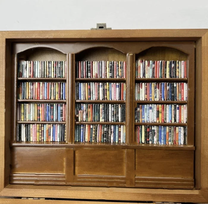 Houten kleine boekenbibliotheek miniatuur™ 