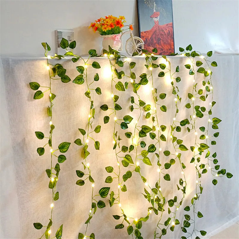 Leaf String Lights™ op zonne-energie 