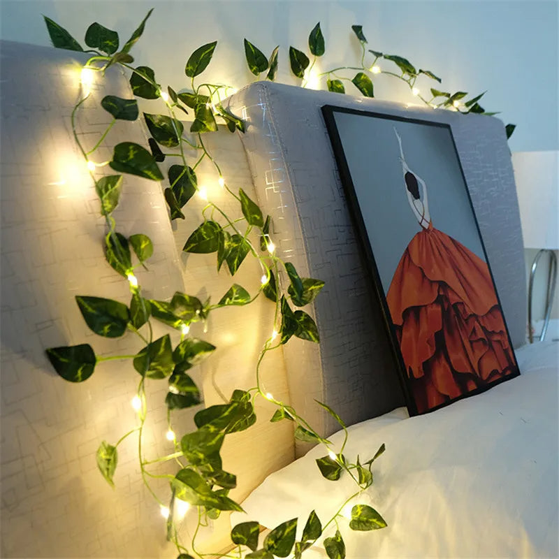 Leaf String Lights™ op zonne-energie 