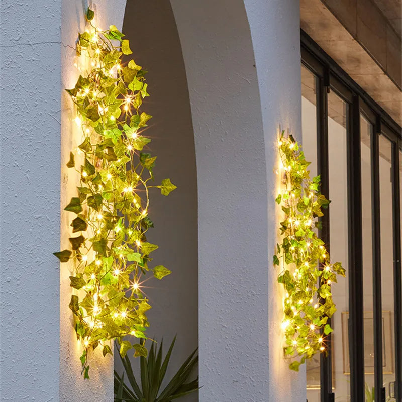 Leaf String Lights™ op zonne-energie 