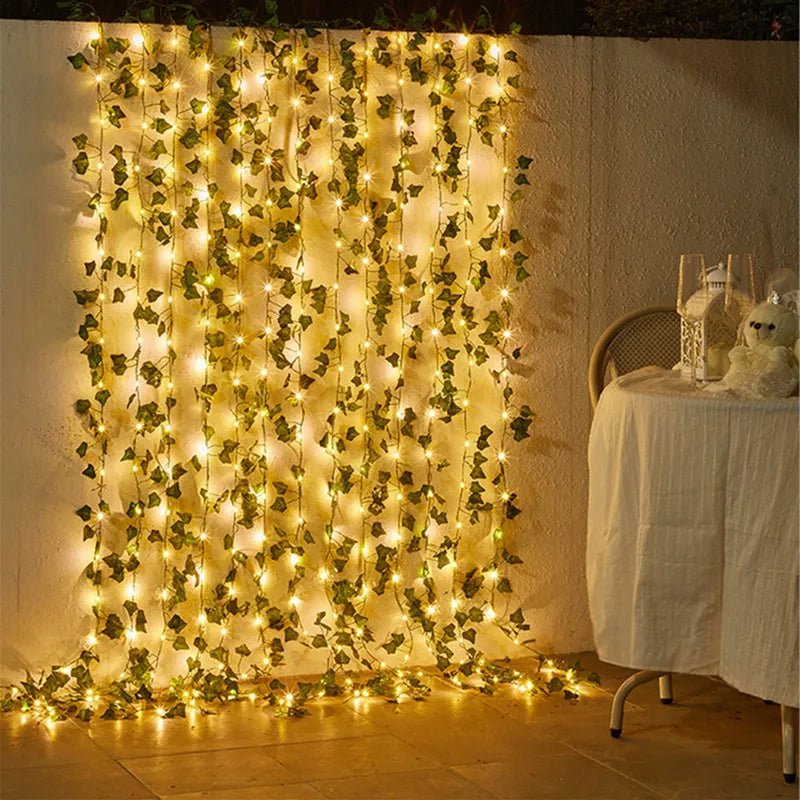 Leaf String Lights™ op zonne-energie 