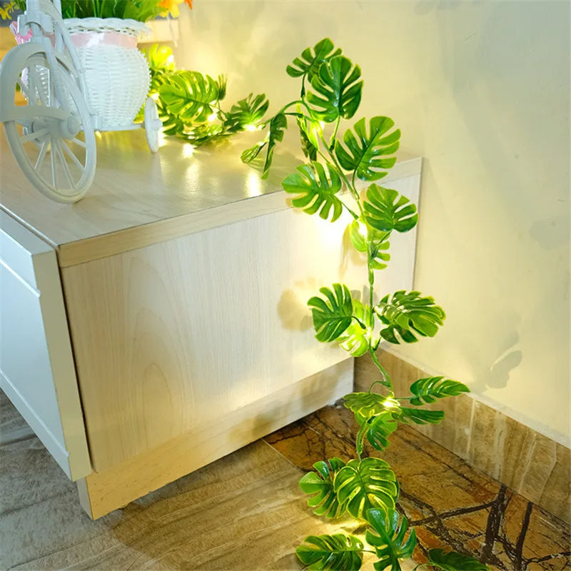 Leaf String Lights™ op zonne-energie 