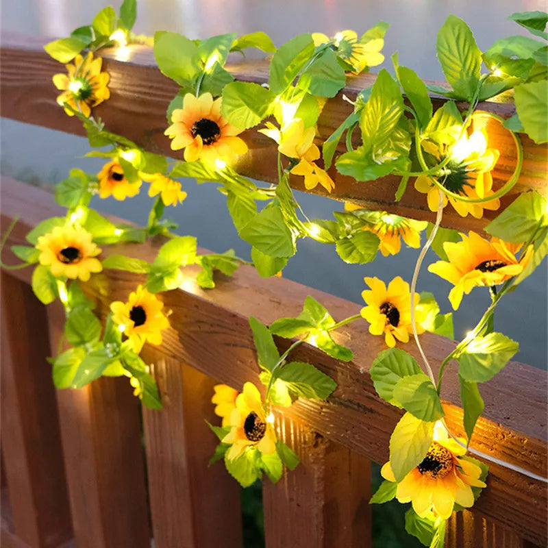 Leaf String Lights™ op zonne-energie 