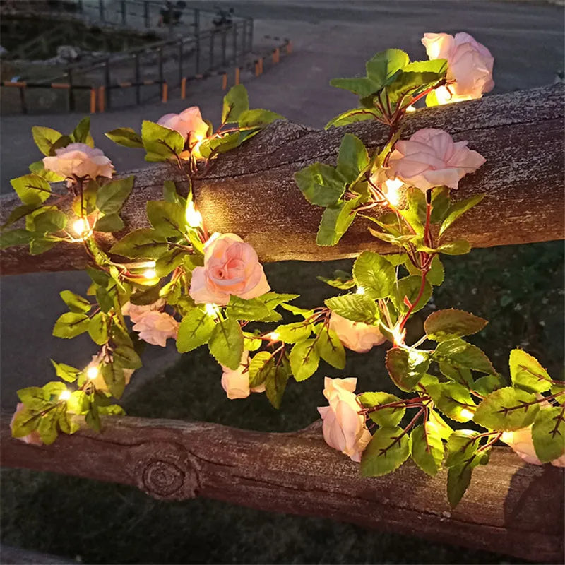 Leaf String Lights™ op zonne-energie 