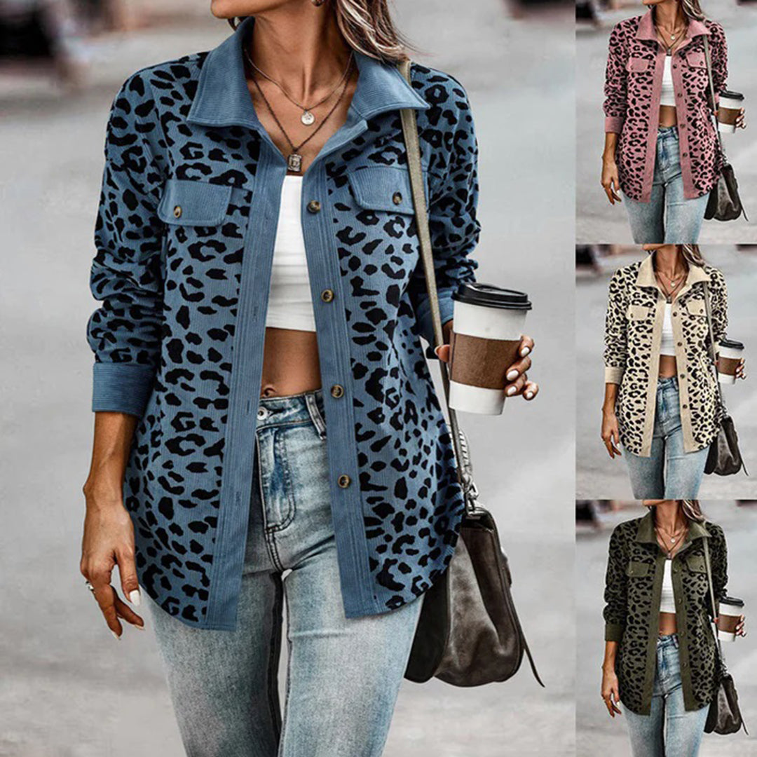 BAILEE™ - Trendige Jacke mit Leopardenmuster [Letzter Tag Rabatt]