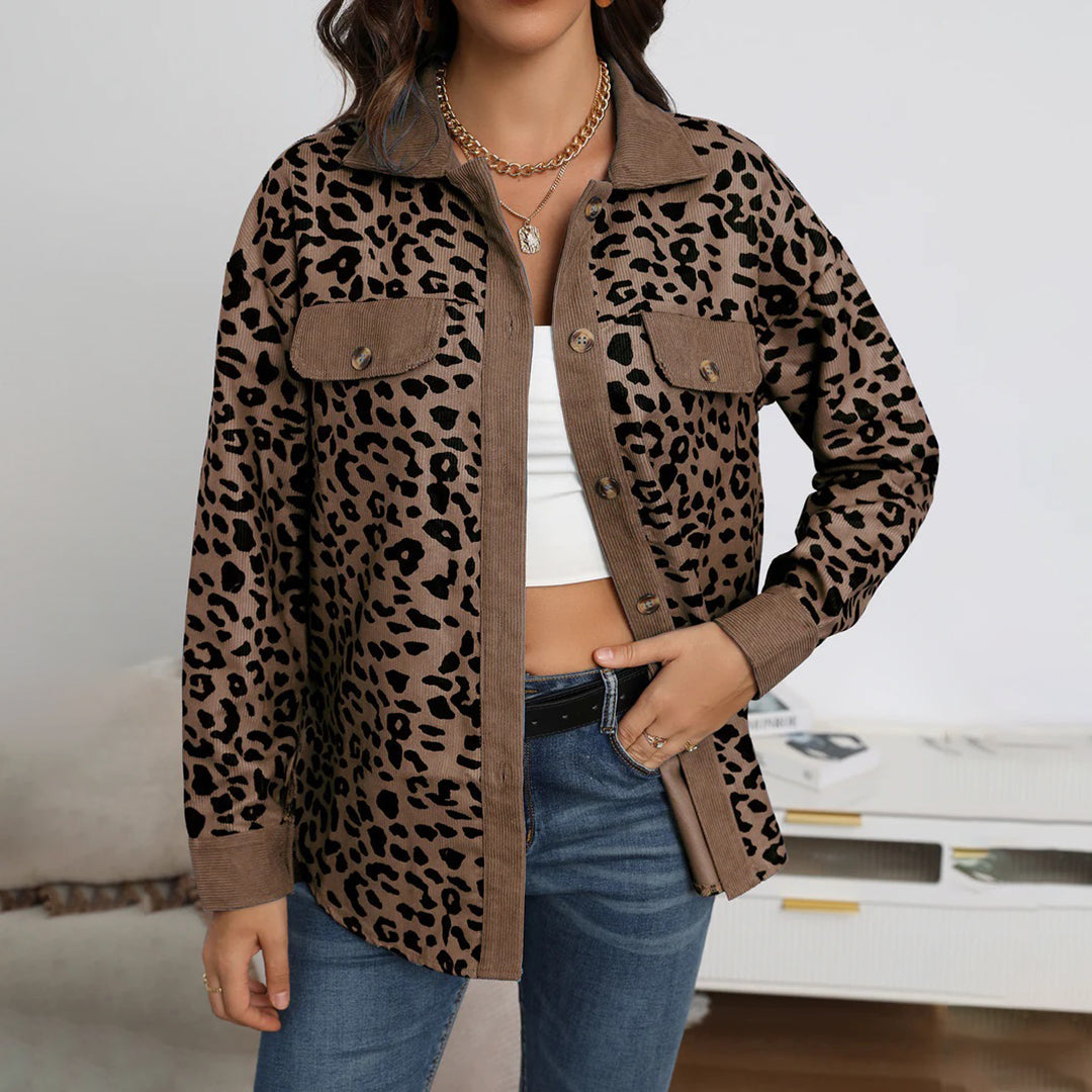 BAILEE™ - Trendige Jacke mit Leopardenmuster [Letzter Tag Rabatt]