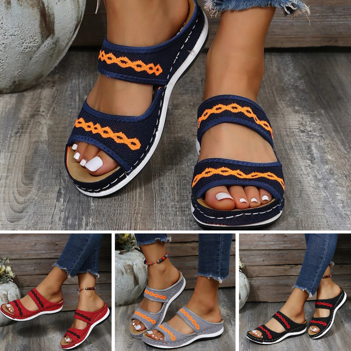 (50% KORTING) Mindy™ - Leren orthopedische sandalen met steunzool [Laatste dagkorting]