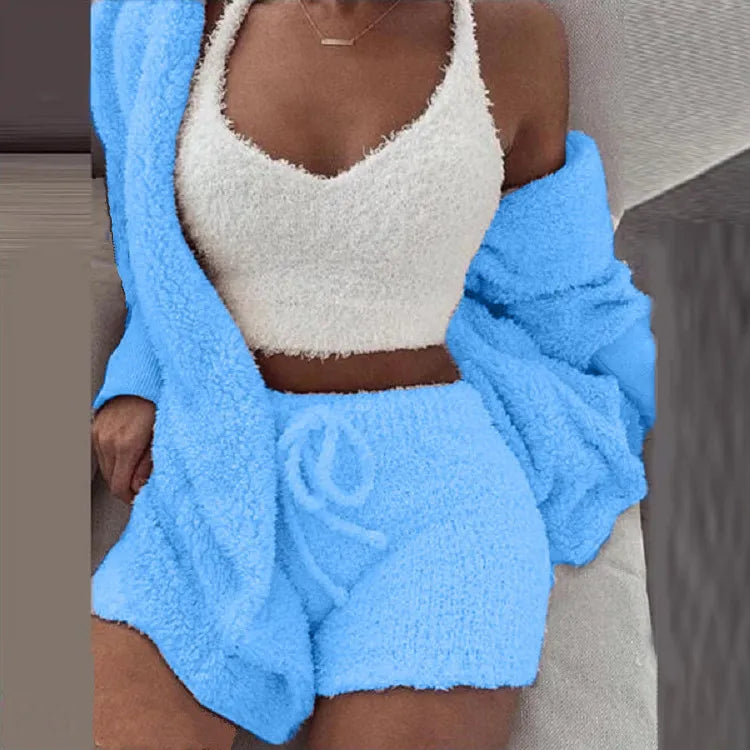 Comfyknit™ | 3-delige pluizige pyjamaset | 50% KORTING