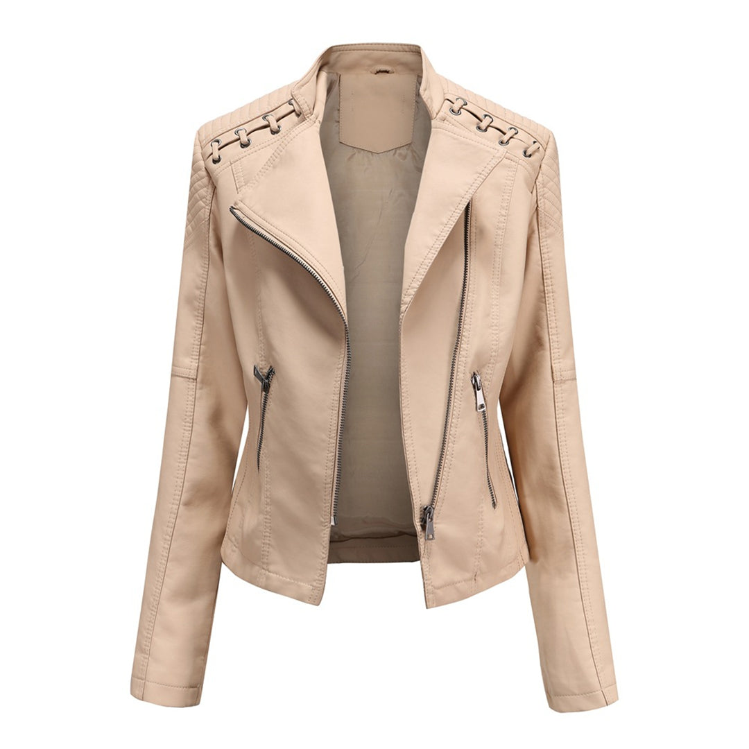 Marie™ - Stylische Lederjacke