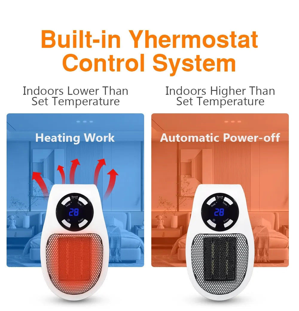 Draagbare plug-in elektrische verwarmer™