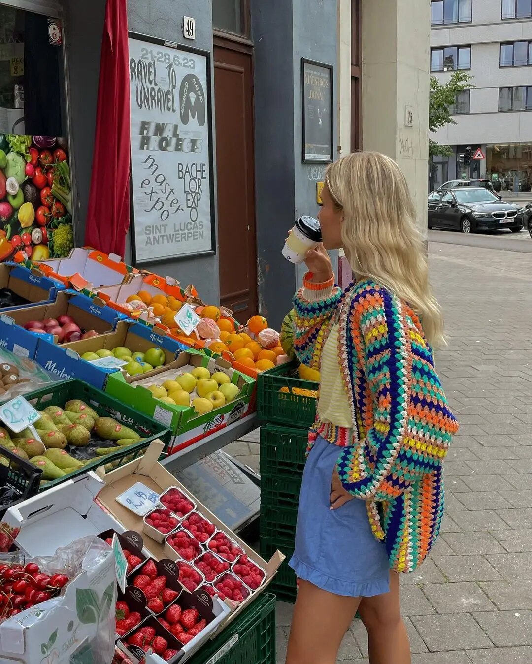 Marliyn™ - Bunt gehäkelte Strickjacke [Letzter Tag Rabatt]