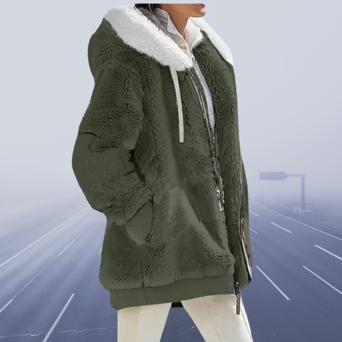 Alessandra™ - Neu Lässige Fleece-Kapuzenjacke 2023