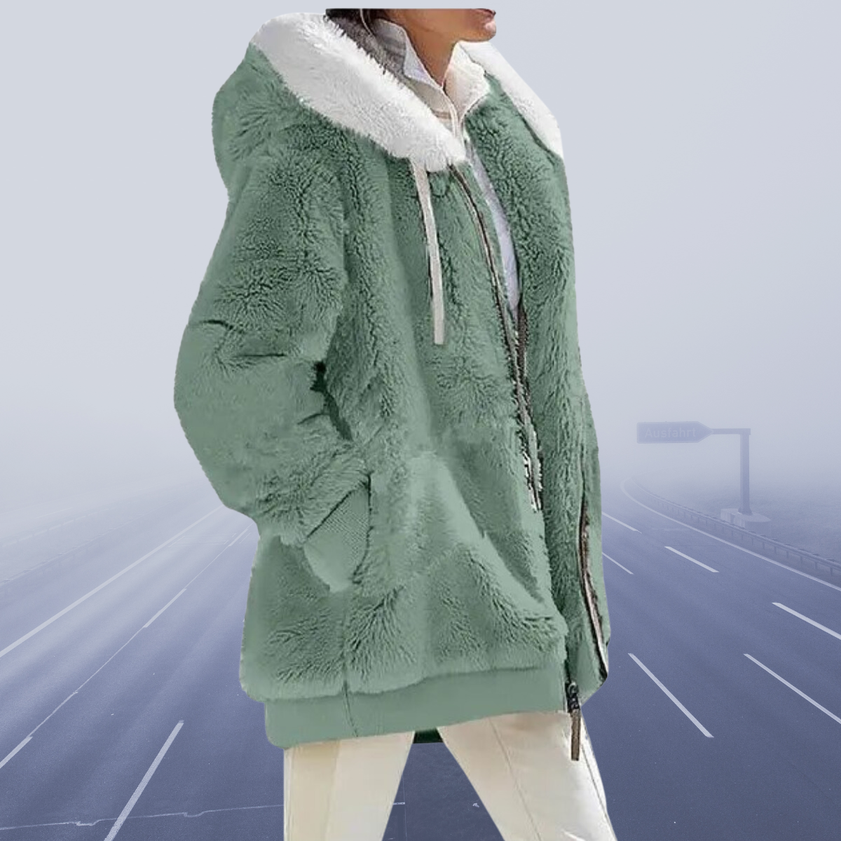 Alessandra™ - Neu Lässige Fleece-Kapuzenjacke 2023