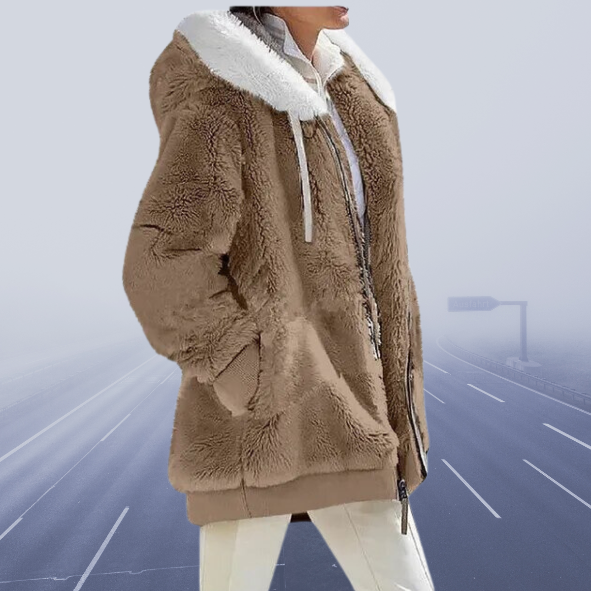 Alessandra™ - Neu Lässige Fleece-Kapuzenjacke 2023