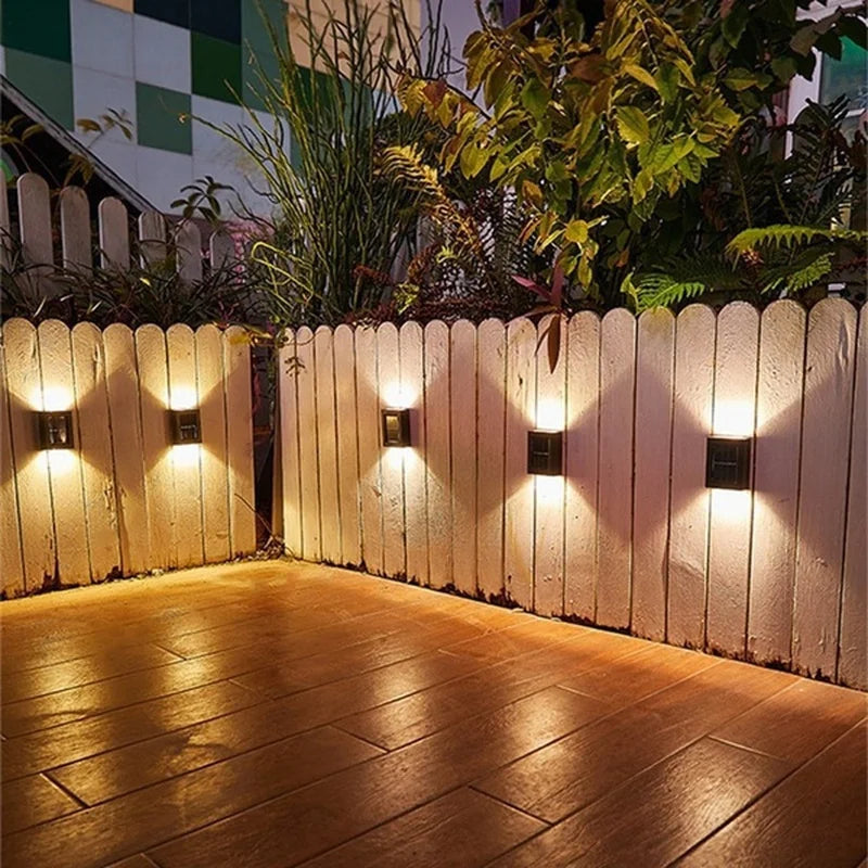 Wireless LED Solar Wall Lights Deluxe - Schaffen Sie die perfekte Atmosphäre in Ihrem Garten!