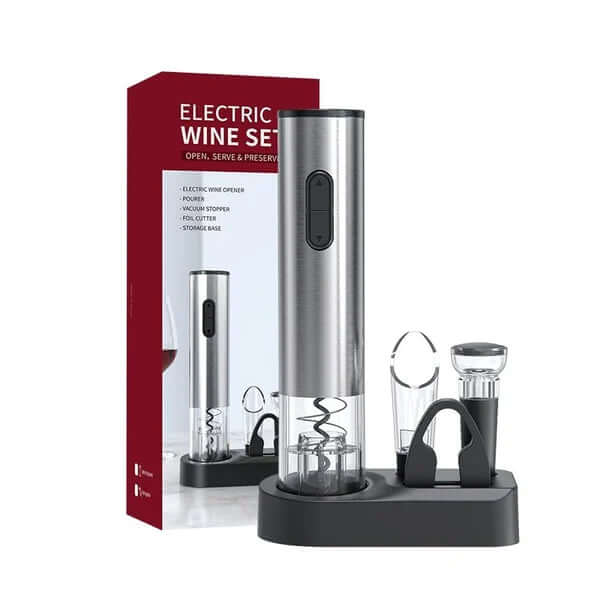 50% korting | CorkMaster™ elektrische wijnopenerset