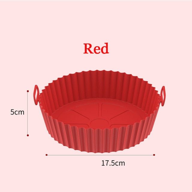 50% korting | FryerTray™️ Siliconen bakje voor de luchtfriteuse (set van 5) 