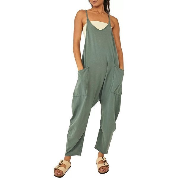 Georgina™ jumpsuit met wijde pasvorm en zak | Grote uitverkoop 50% korting✨