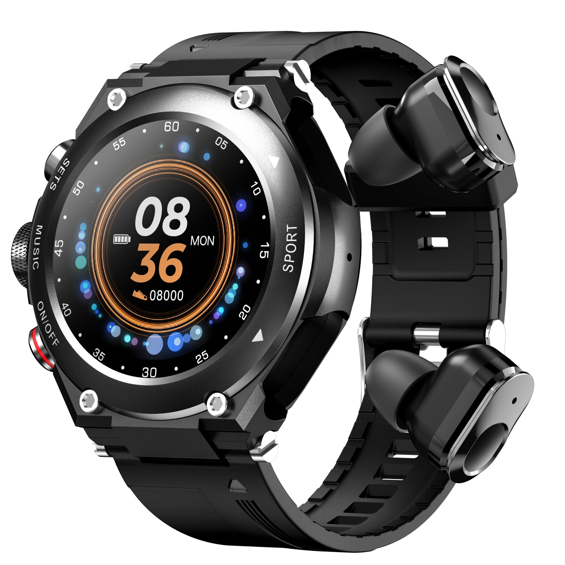 T92 | Smartwatch 2023🏆 + GRATIS draadloze oordopjes (werkt met iPhone en Android) | 50% KORTING TOT 23:59 uur