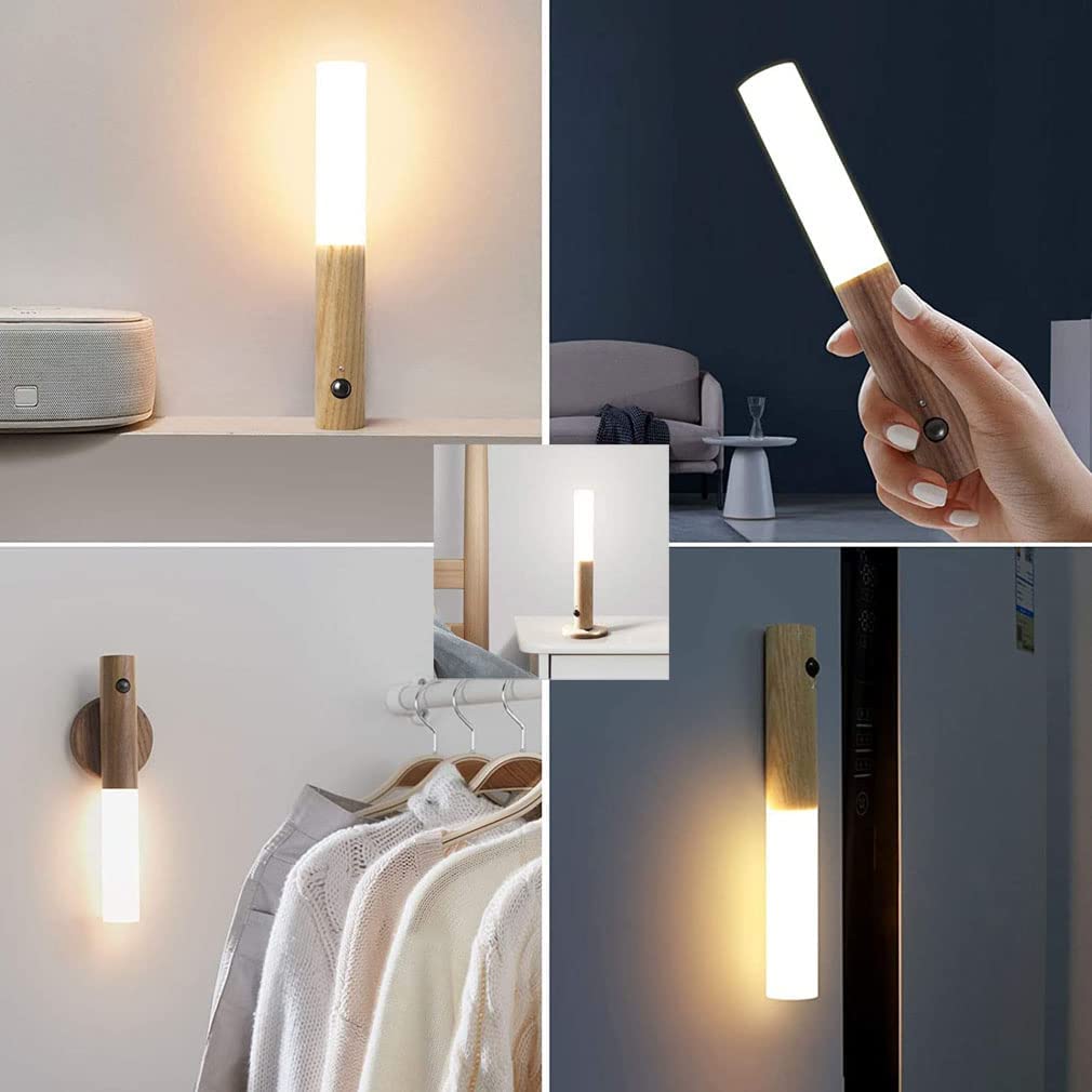 GlowN'Stick™ | Zelfklevende houten lamp met bewegingsmelder | ALLEEN VANDAAG 50% KORTING 