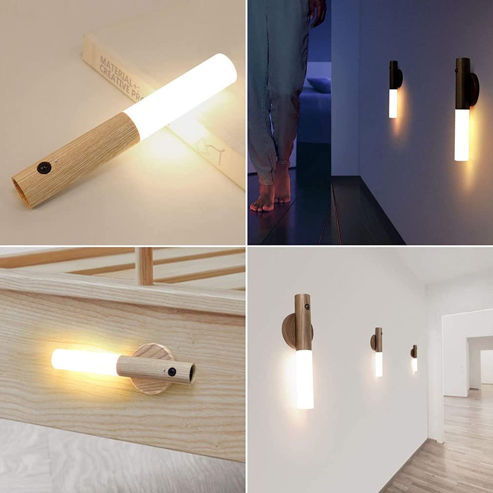 GlowN'Stick™ | Zelfklevende houten lamp met bewegingsmelder | ALLEEN VANDAAG 50% KORTING 