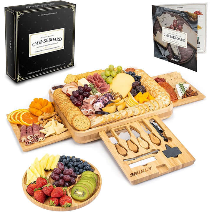 50% korting | CheeseBoard™ houten kaasplankenset