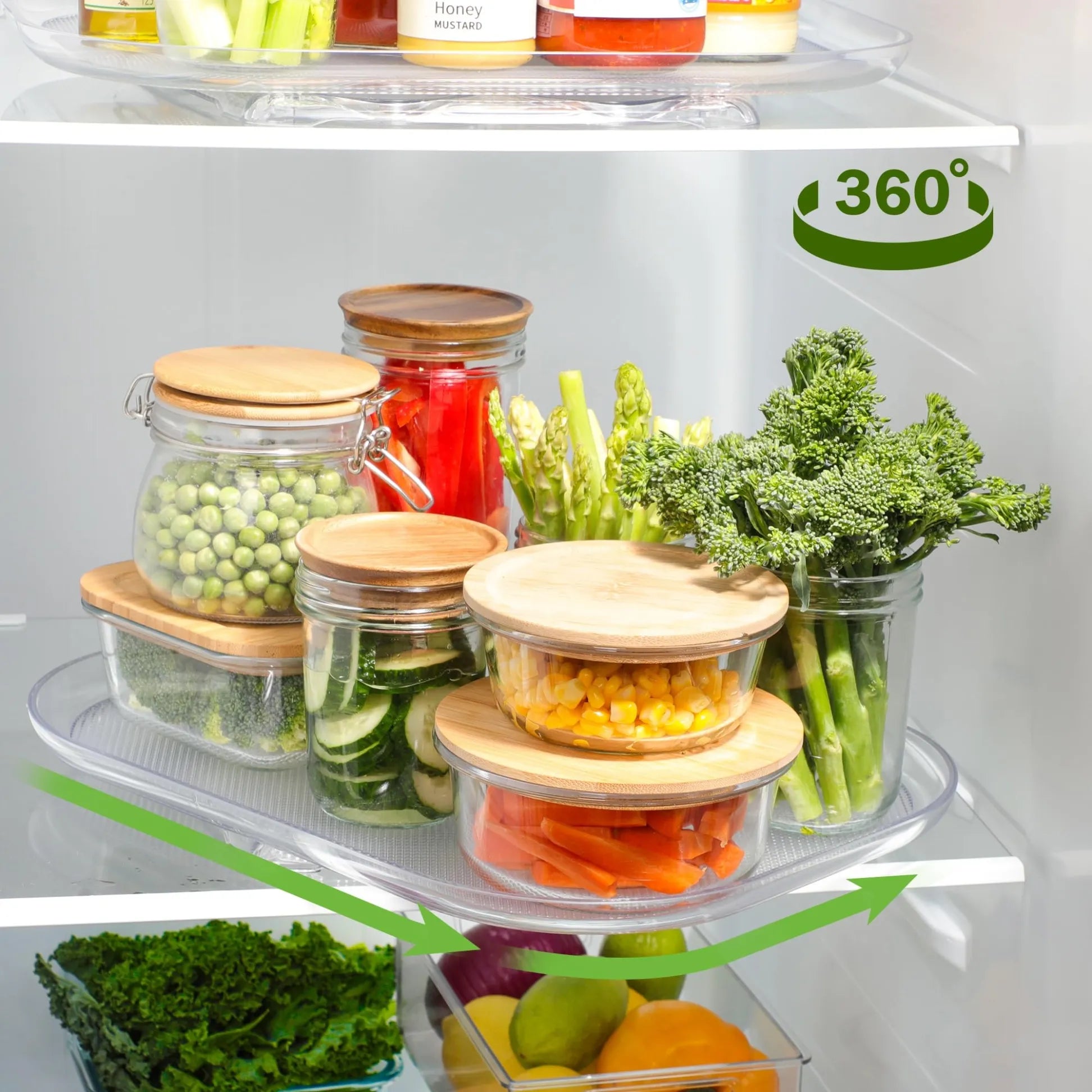 Lazy Susans Draaitafel Fridge Organizer™ 