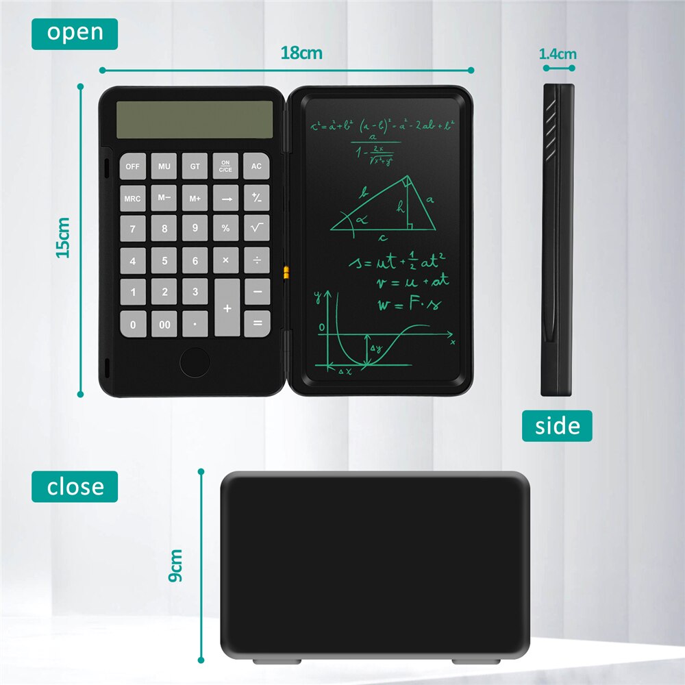 CalcuPro™ | Rekenmachine + geïntegreerd notitieblok | ALLEEN VANDAAG 50% KORTING