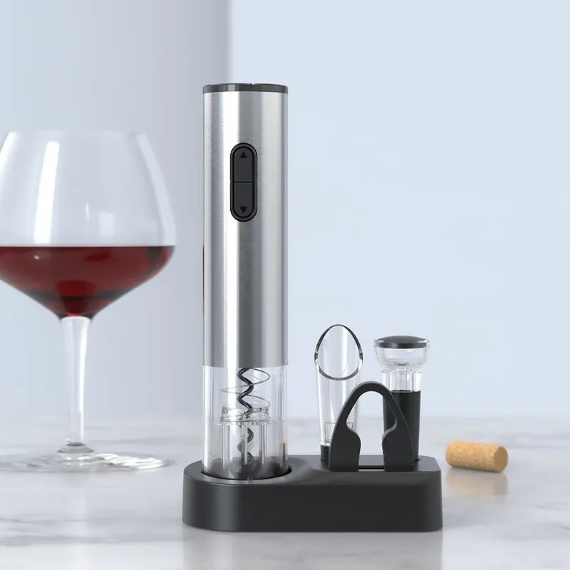 50% korting | CorkMaster™ elektrische wijnopenerset