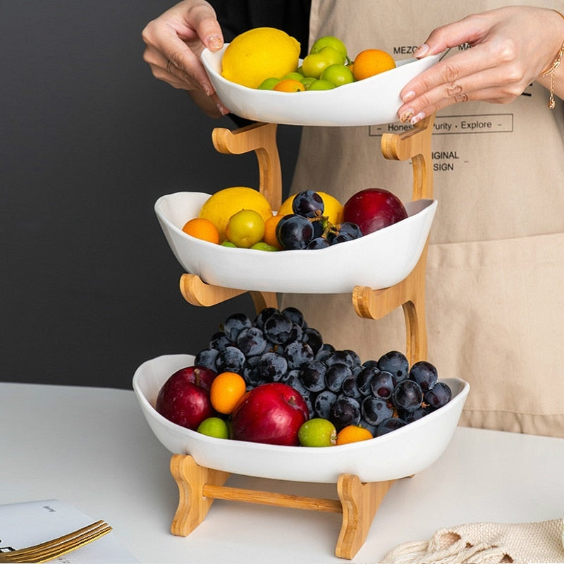 50% korting | FruitStack™ Fruitschaal met meerdere lagen 