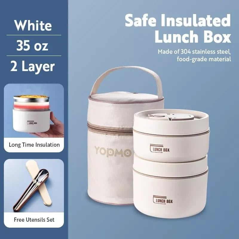 De Lunchbox™ | Draagbare geïsoleerde lunchcontainerset