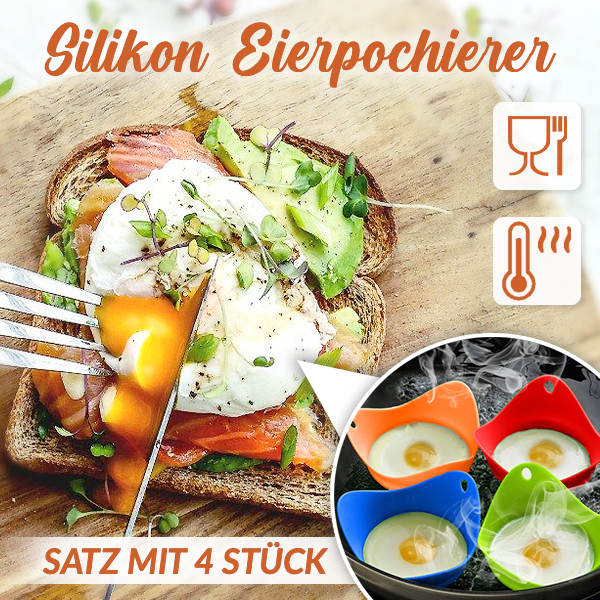 2+2 Gratis | EggPoach™ siliconen eierstroper (set van 4)