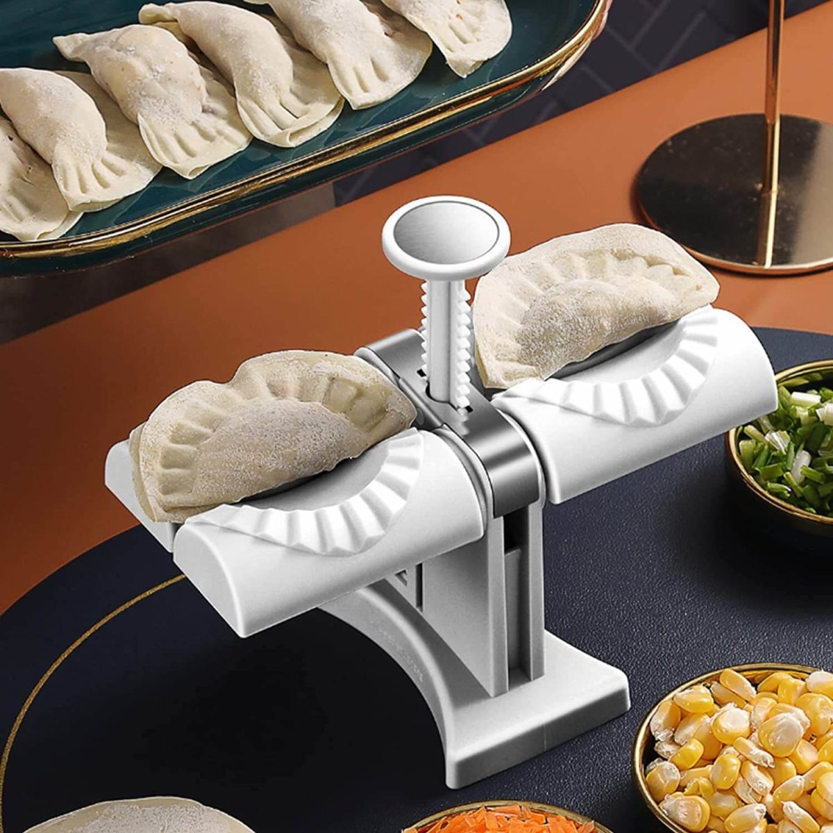 50% korting | DumplingMaker™️ Dumplingmachine met dubbele kop