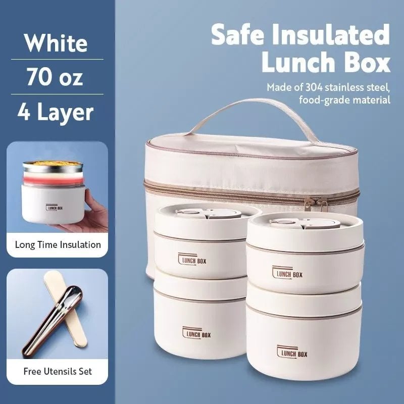 De Lunchbox™ | Draagbare geïsoleerde lunchcontainerset