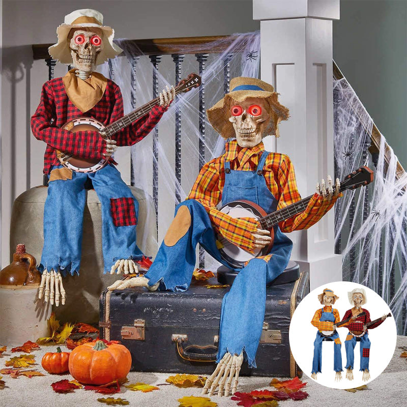 Banjo-skeletten | Aanbieding voor vroege Halloween. Alleen vandaag 50% korting