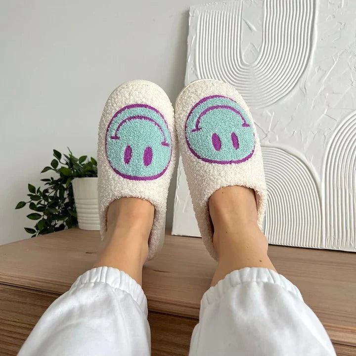 Smiley™-gezichtslippers | MEGA-UITVERKOOP 50% KORTING