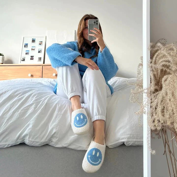 Smiley™-gezichtslippers | MEGA-UITVERKOOP 50% KORTING