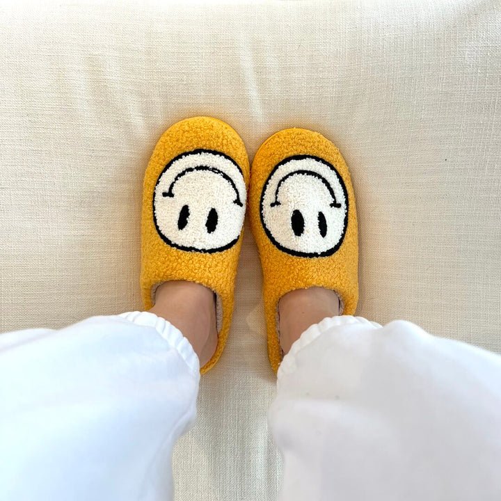 Smiley™-gezichtslippers | MEGA-UITVERKOOP 50% KORTING